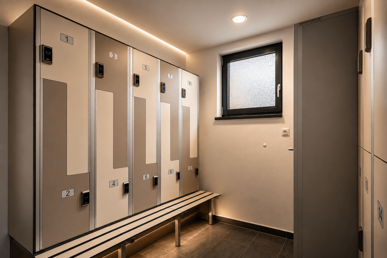Šatne wellness centra